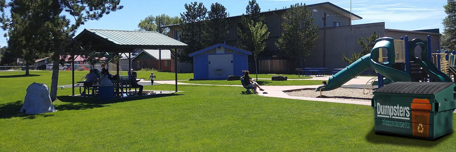 Roll-off dumpsters for construction sites